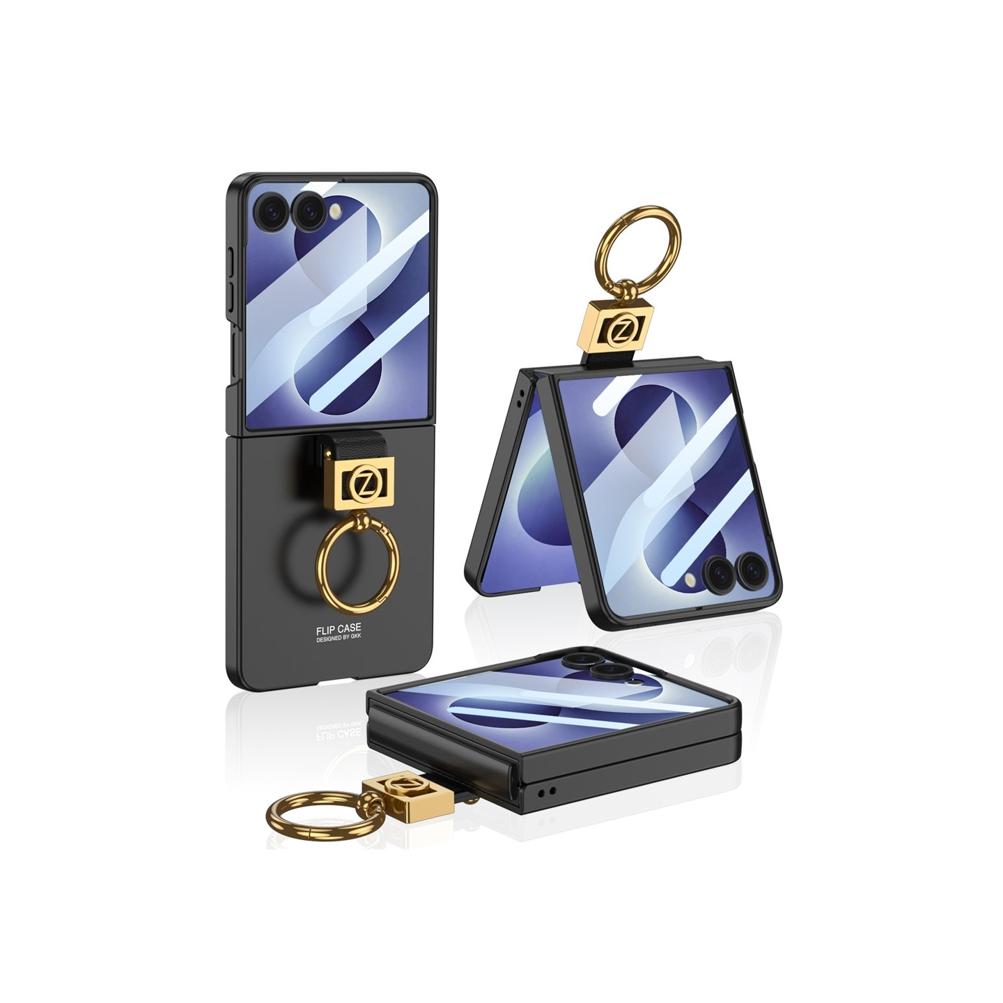 GKK Telefondeksel med ringholder til Samsung Galaxy Z Flip8