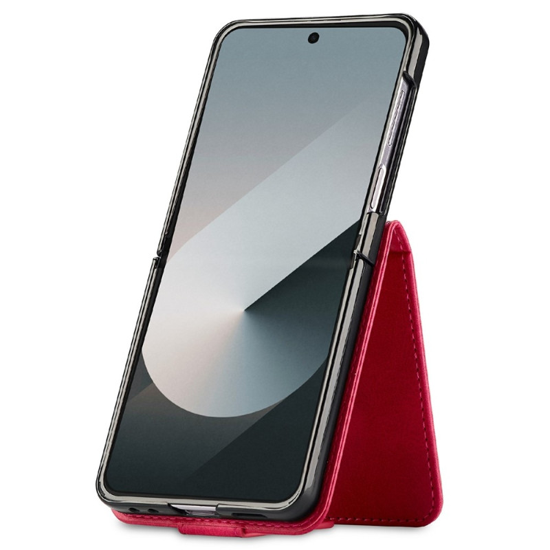 LC.IMEEKE Telefondeksel med kalveskinntekstur til Samsung Galaxy Z Flip8