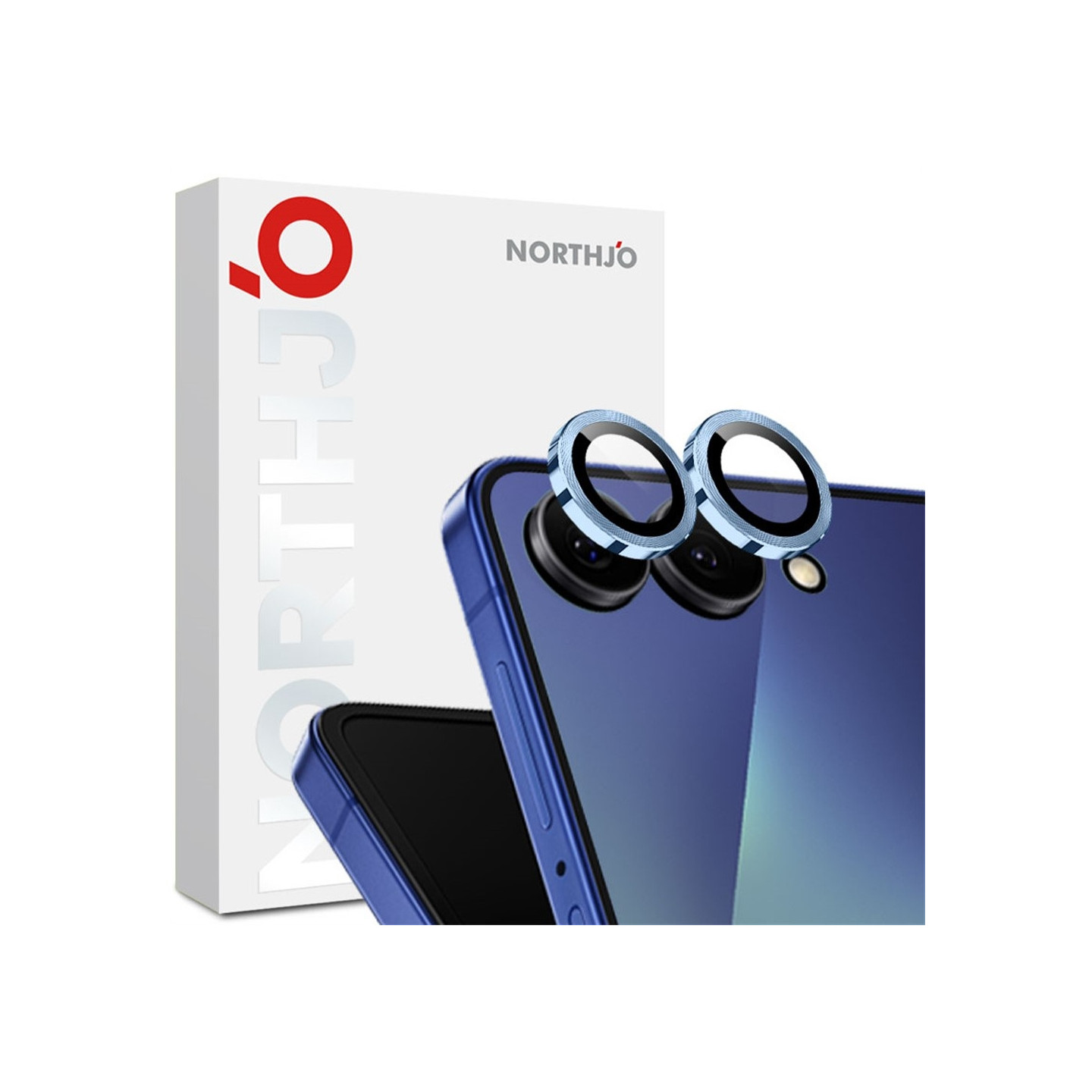 NORTHJO 1 sett Kameralinsebeskytter for Samsung Galaxy Z Flip8