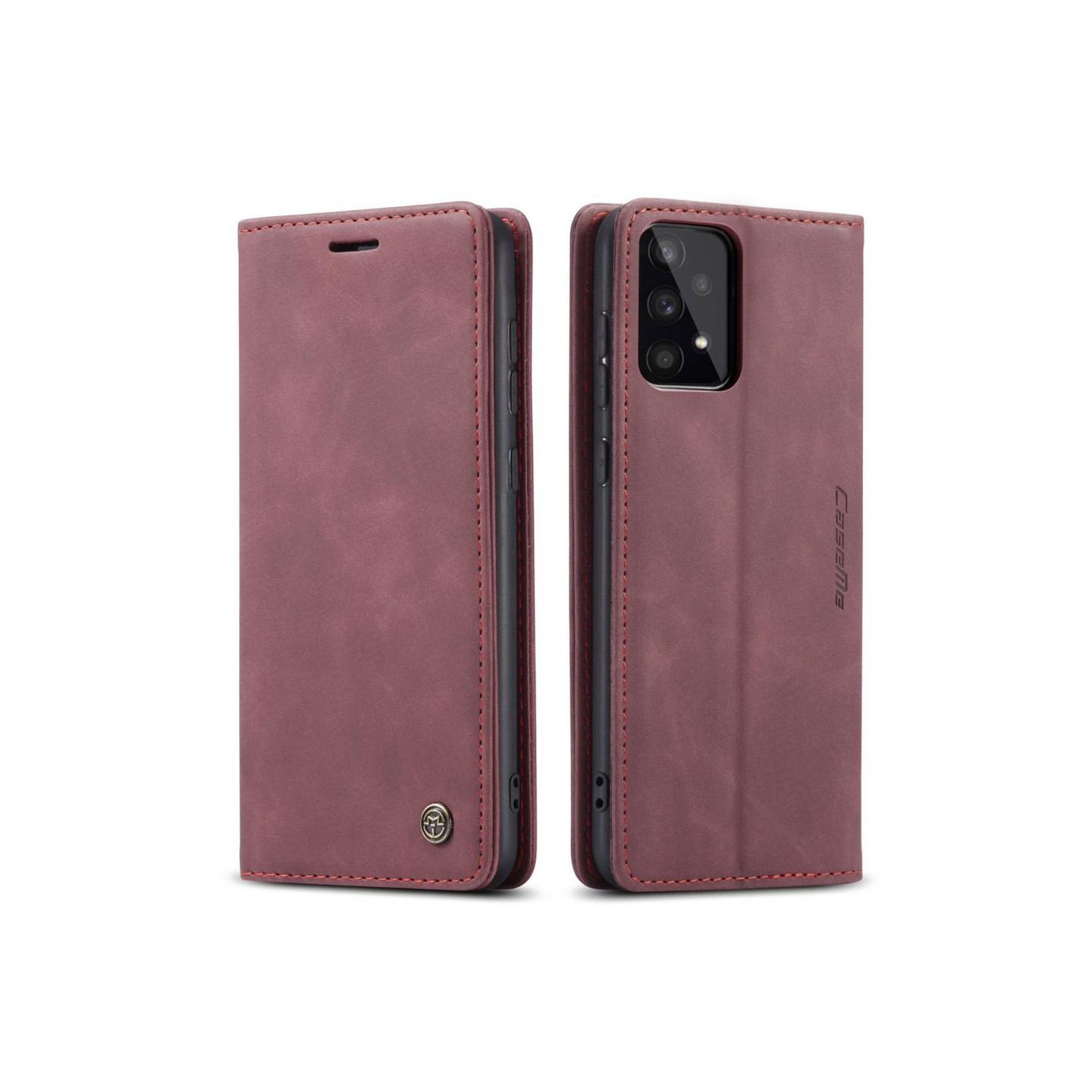 CASEME Lommebok - deksel Samsung Galaxy A33 5G - Rød