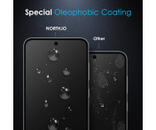 NORTHJO För Samsung Galaxy S25 Anti-Spy Härdat Glas Skärmskydd 2.5D 0.15 mm