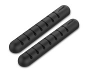 2st 7 spår Självhäftande Kabelhantering Organisera dina kablar Sladdhållare