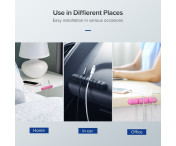 2st 7 spår Självhäftande Kabelhantering Organisera dina kablar Sladdhållare