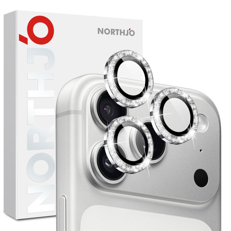NORTHJO Glitter Camera Lens Protector for iPhone 18 Pro / 18 Pro Max
