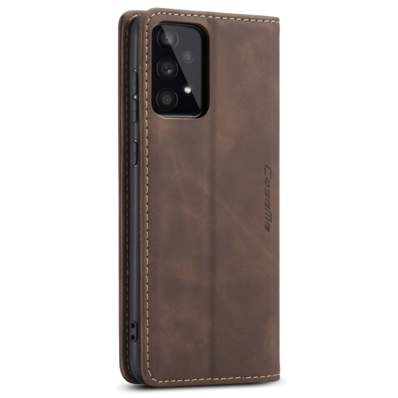 CASEME Retro Lompakkokotelo - Samsung Galaxy A33 5G - Coffee
