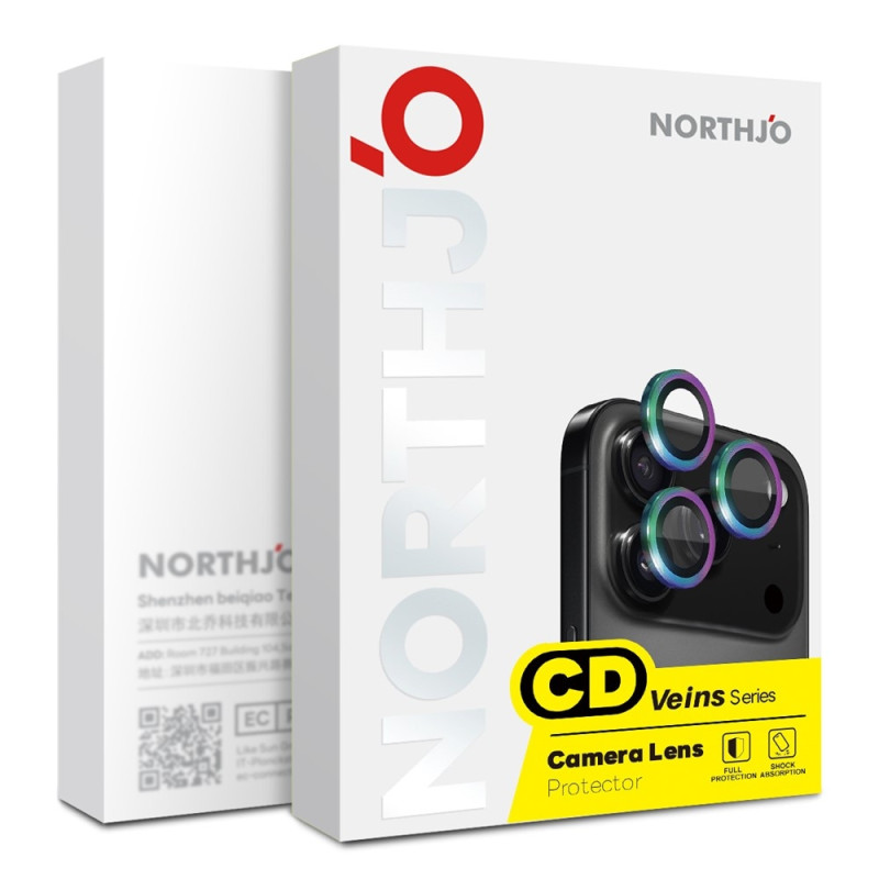 NORTHJO 1 Sett Kameralinsebeskytter til iPhone 18 Pro / 18 Pro Max
