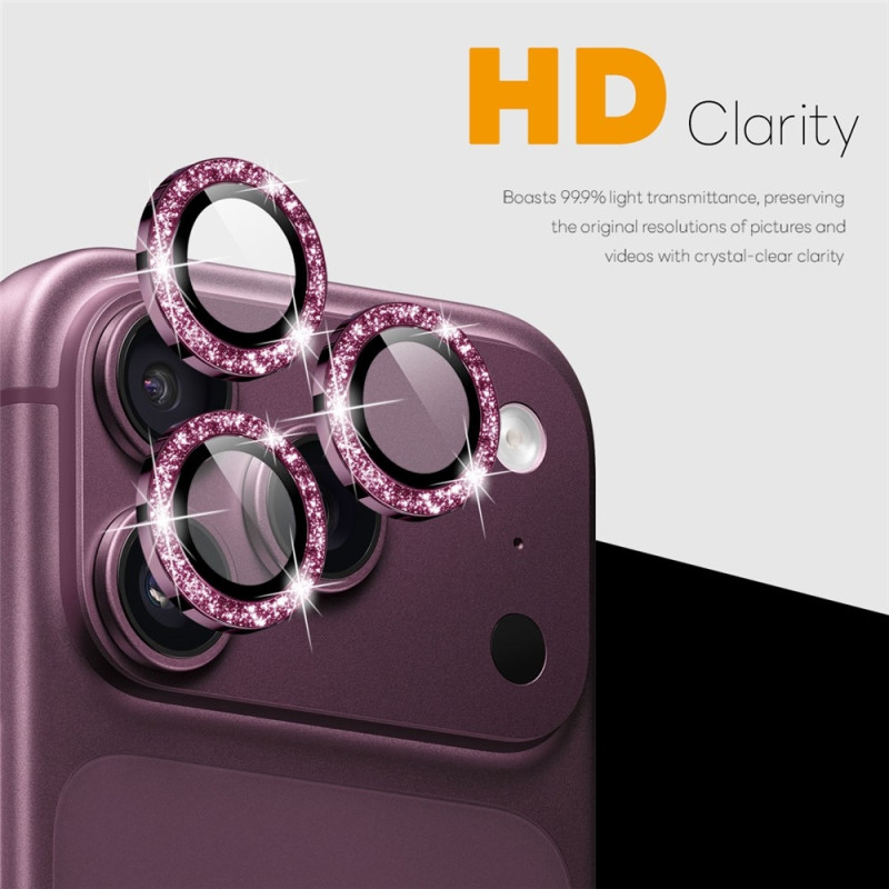 NORTHJO Glitter Camera Lens Protector for iPhone 18 Pro / 18 Pro Max