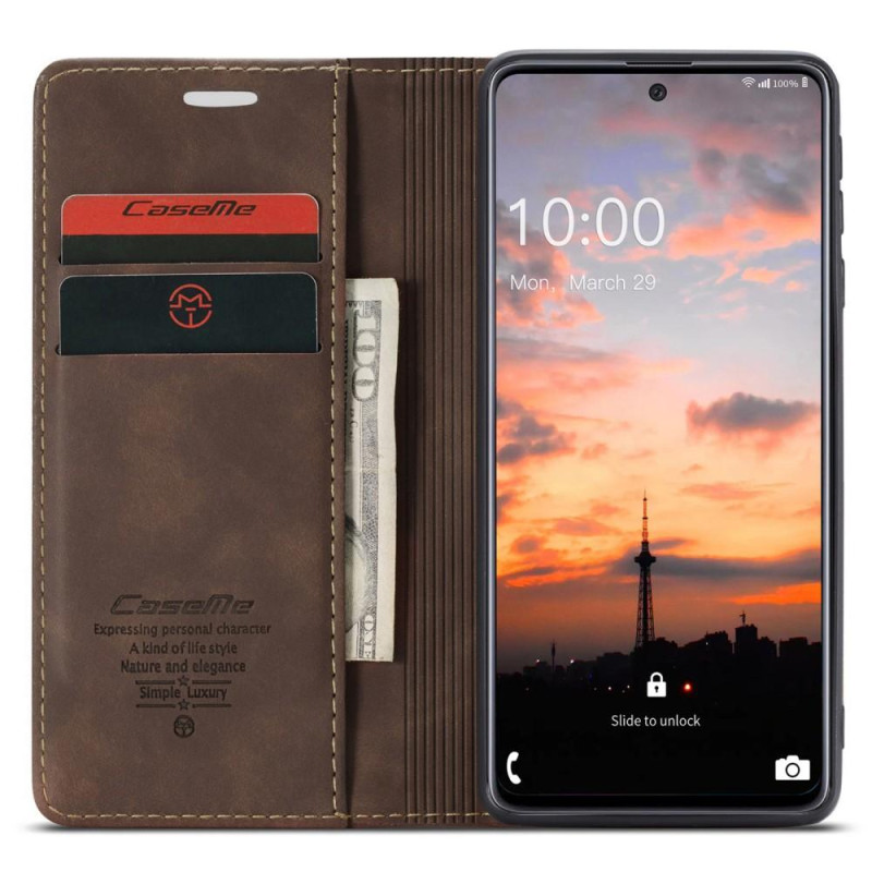 CASEME Lommebok - deksel Samsung Galaxy A33 5G - Kaffe