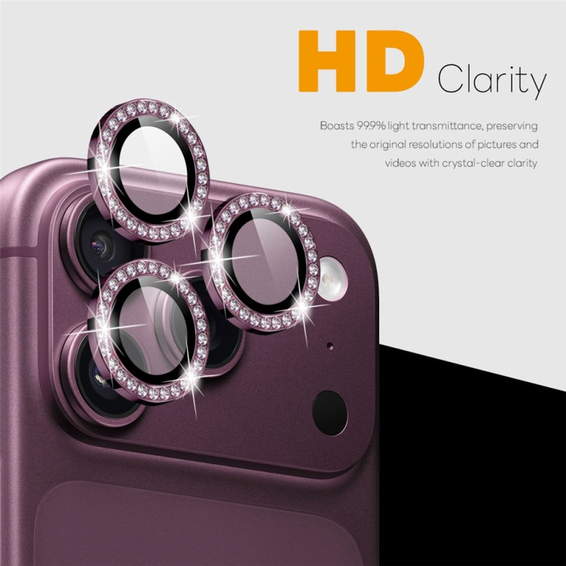 NORTHJO Rhinestone Ring Camera Lens Protector for iPhone 18 Pro / 18 Pro Max