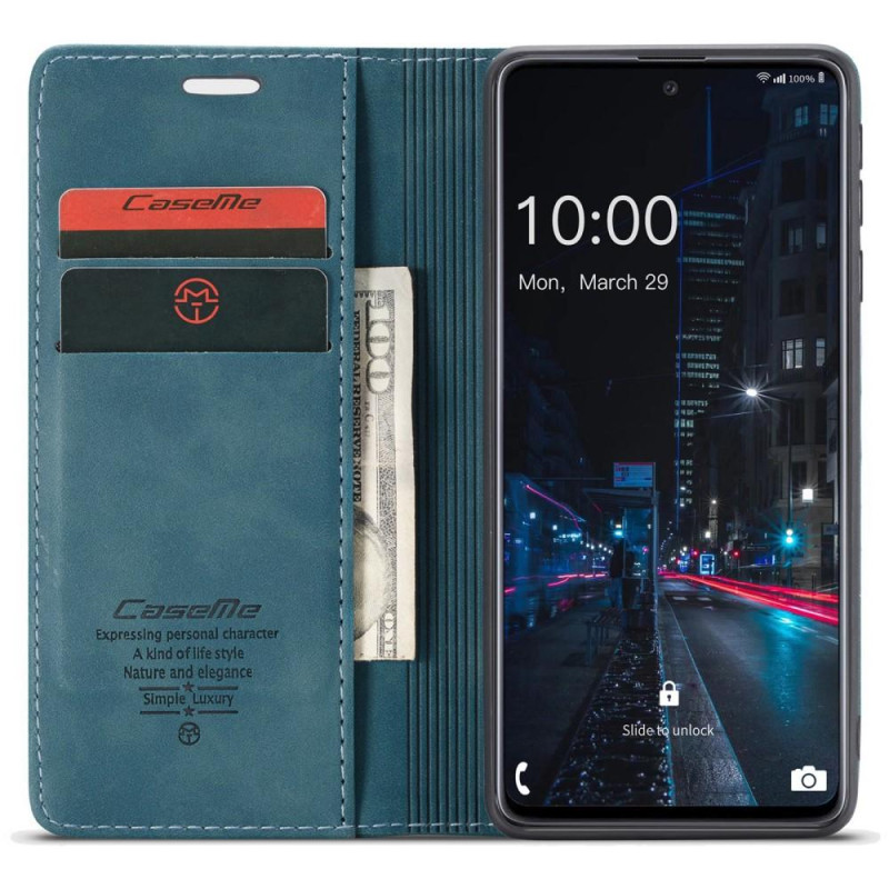 CASEME Retro Pung Taske til Samsung Galaxy A33 5G - Grøn - Blå