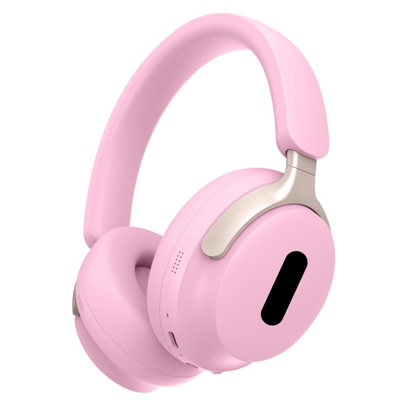 Wireless on-ear headphones, Bluetooth wireless headset for mobile, PC, and laptop – Pink