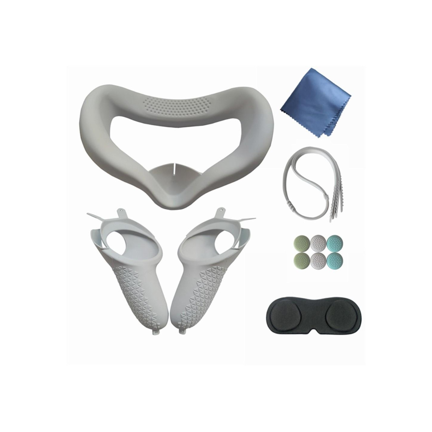 Oculus Quest 2 - kasvonaamion ohjaimen kahvatarvikkeet hikitiivis tyyny