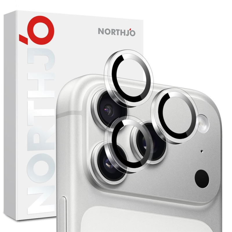 NORTHJO Kameralinsebeskytter med metallring til iPhone 18 Pro / 18 Pro Max