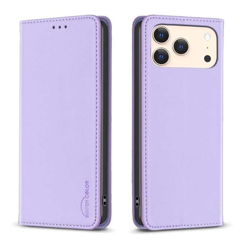 BINFEN COLOR Telefondeksel med støtteben til iPhone 18 Pro / 17 Pro