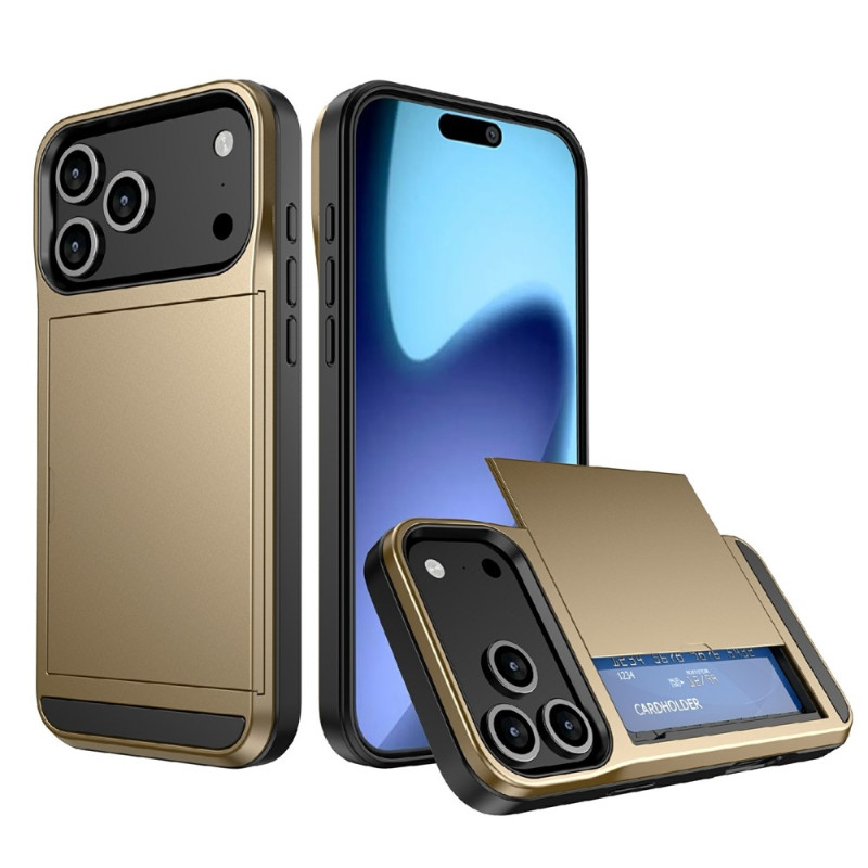 Puhelinkotelo liukuvalla korttipidikkeellä iPhone 18 Pro / 17 Pro puhelimelle