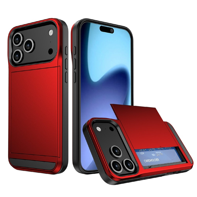 Puhelinkotelo liukuvalla korttipidikkeellä iPhone 18 Pro / 17 Pro puhelimelle