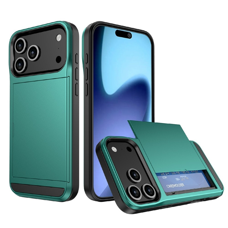 Telefoncover med skydbar kortholder til iPhone 18 Pro / 17 Pro