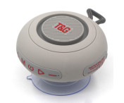 Badrum Vattentät sugkopp Bluetooth Högtalare Trådlös Stödjer minneskort - Grå