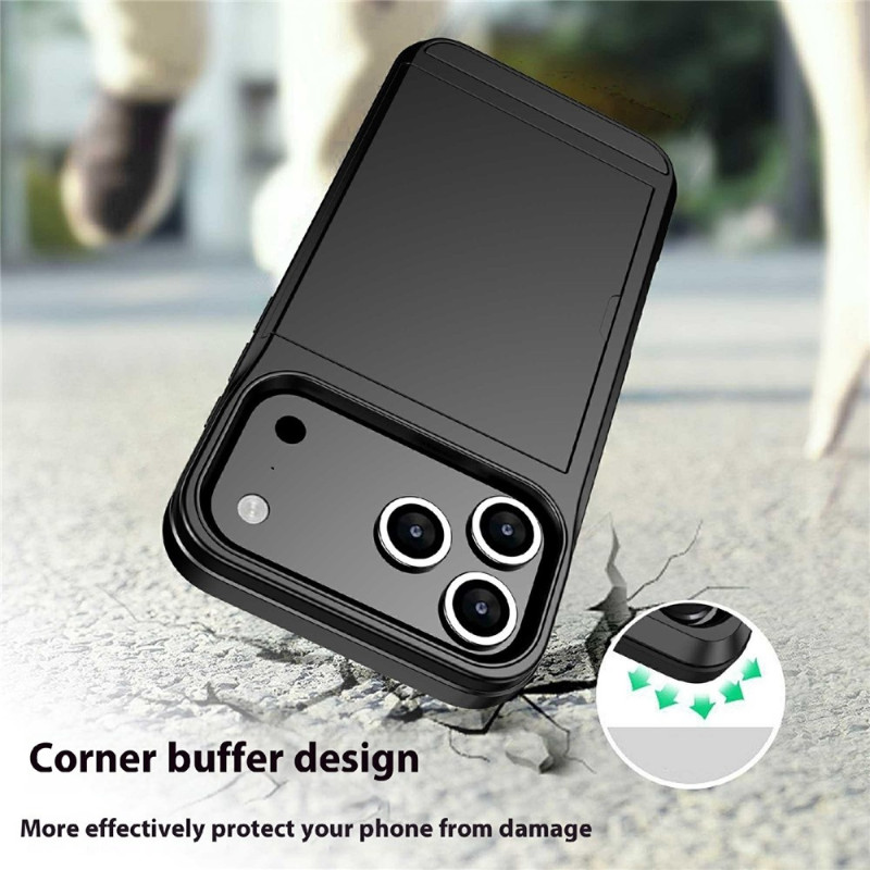Phone Case with Sliding Card Holder for iPhone 18 Pro / 17 Pro
