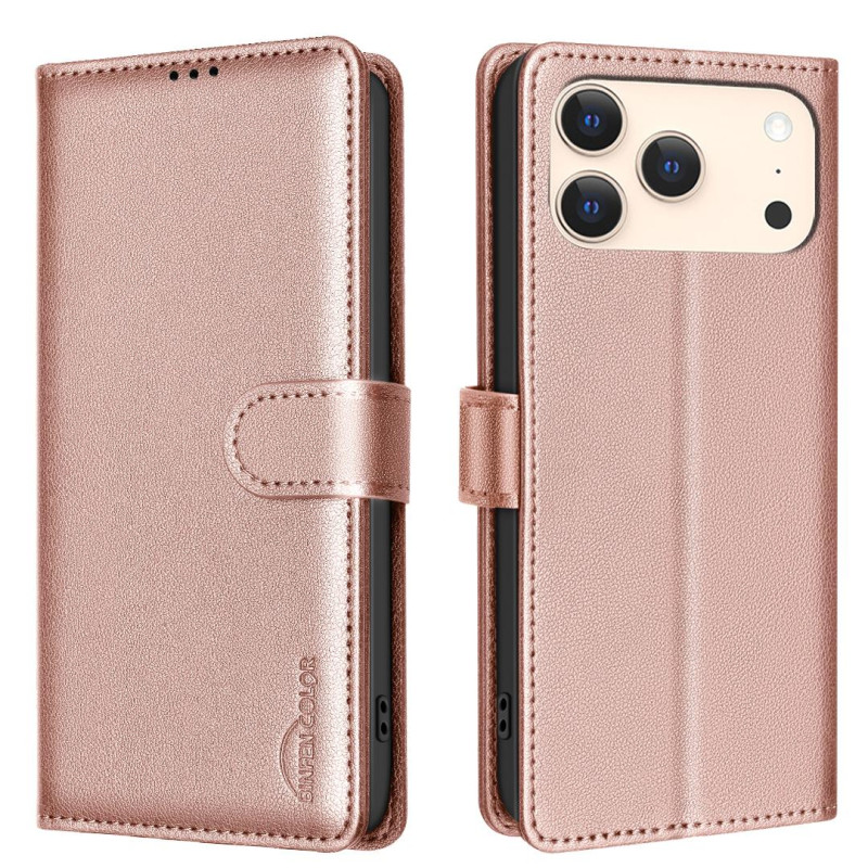 BINFEN COLOR Telefonlommebokdeksel til iPhone 18 Pro / 17 Pro