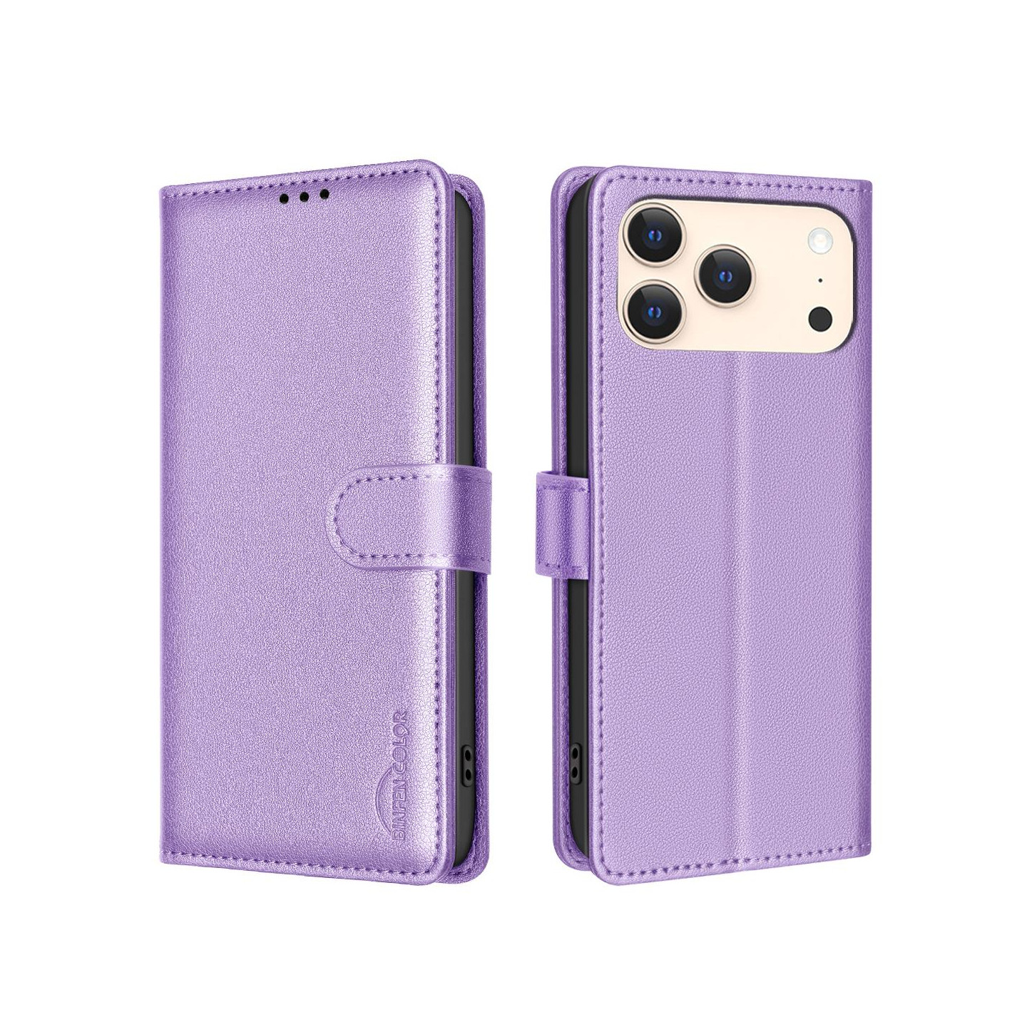 BINFEN COLOR Telefonlommebokdeksel til iPhone 18 Pro / 17 Pro