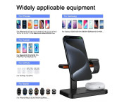 3i1 Övervakningskamera Kamera Magnetisk Trådlös Laddare WiFi 1080P 15W 