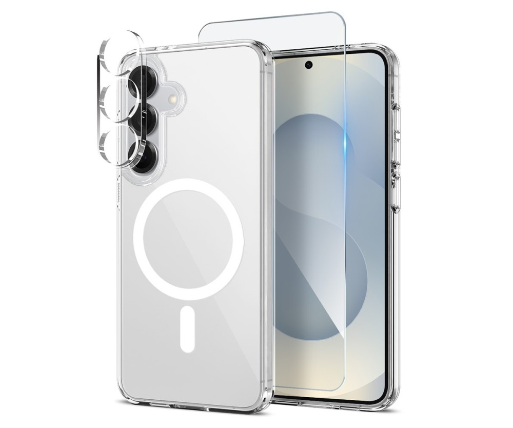 NORTHJO För Samsung Galaxy S25 TPU Skal + Härdat Glas + Lins Skydd