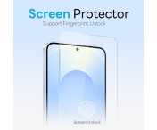 NORTHJO För Samsung Galaxy S25 TPU Skal + Härdat Glas + Lins Skydd