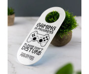 Gaming Gamer Vänligen Stör ej Skylt Dörren Sovrum Spelrum
