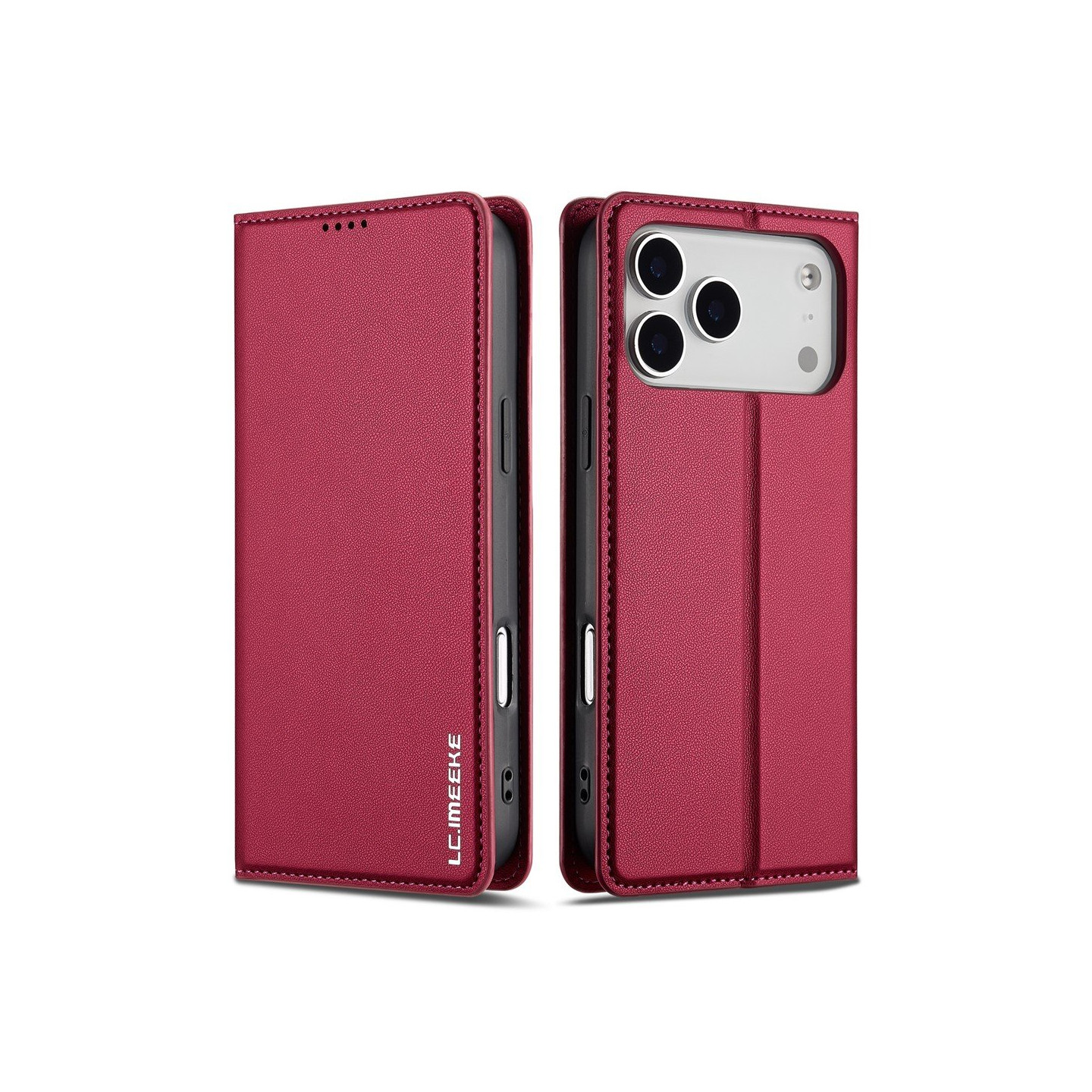 LC.IMEEKE Phone Wallet Case with Stand for iPhone 18 Pro / 17 Pro