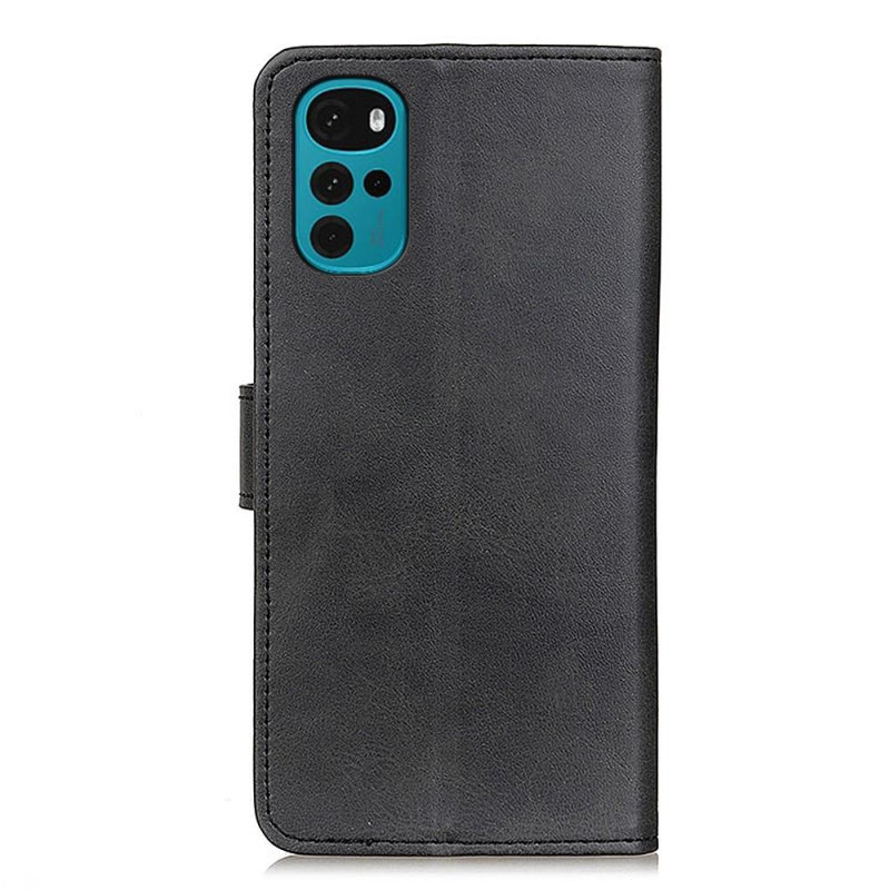 Vintage Wallet Case for Motorola Moto G22 / Moto E32s 4G - Black