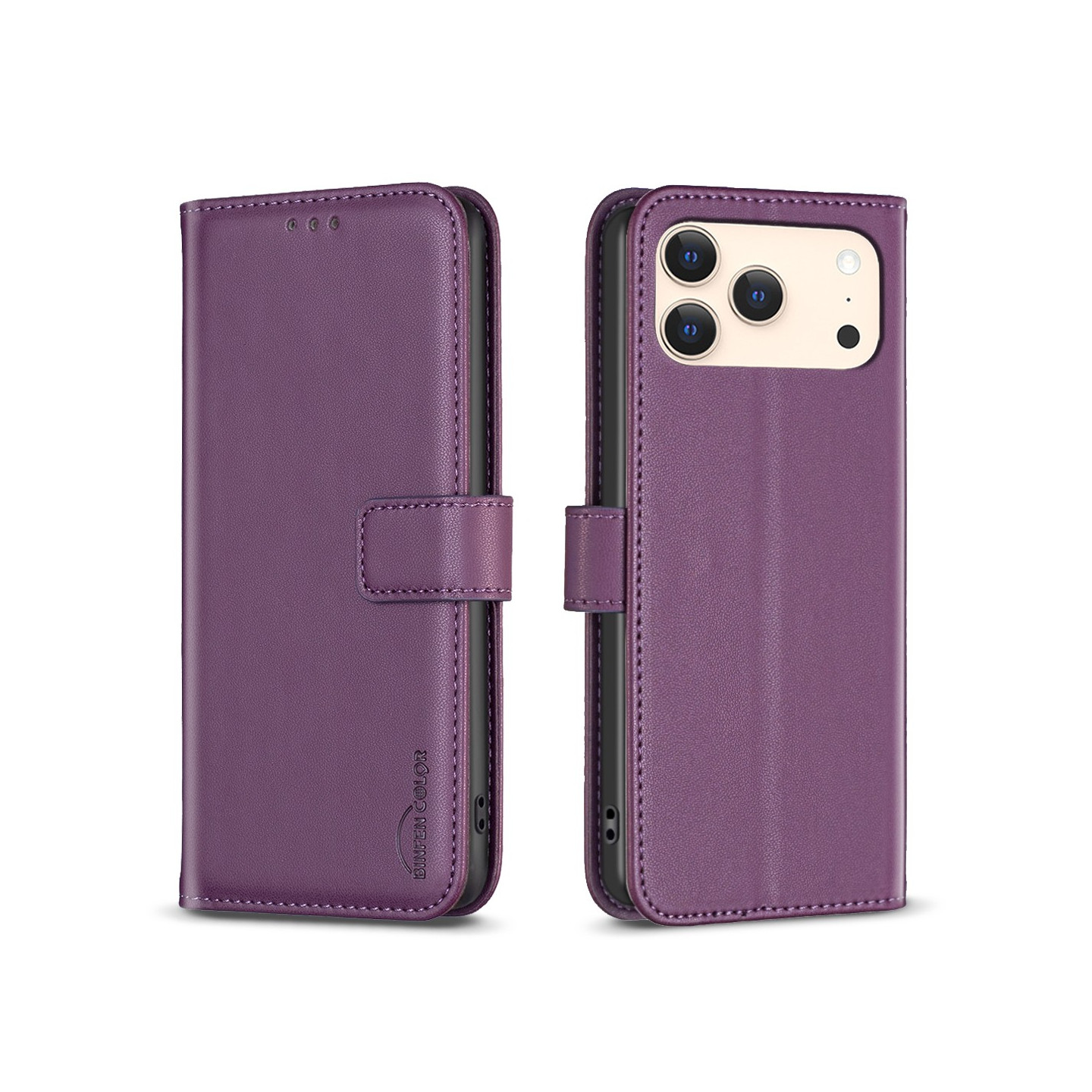 BINFEN COLOR Telefonlommebokdeksel til iPhone 18 Pro / 17 Pro
