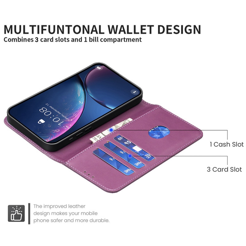 BINFEN COLOR Telefonlommebokdeksel til iPhone 18 Pro / 17 Pro