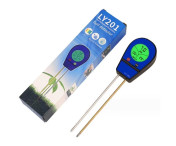 Digital Soil Tester 3i1 Temperatur Fuktighet PH Meter Surhetsanalysator