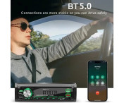 Bilstereo MP3-spelare Bluetooth FM-radio Billjudsystem TF-kort U-disk