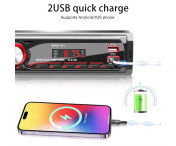 Bilstereo MP3-spelare Bluetooth FM-radio Billjudsystem TF-kort U-disk