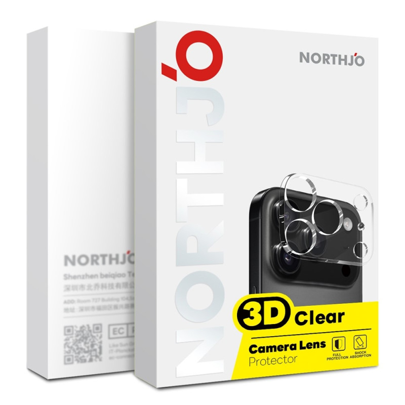 NORTHJO 2 stk Kameralinsebeskyttelse til iPhone 18 Pro