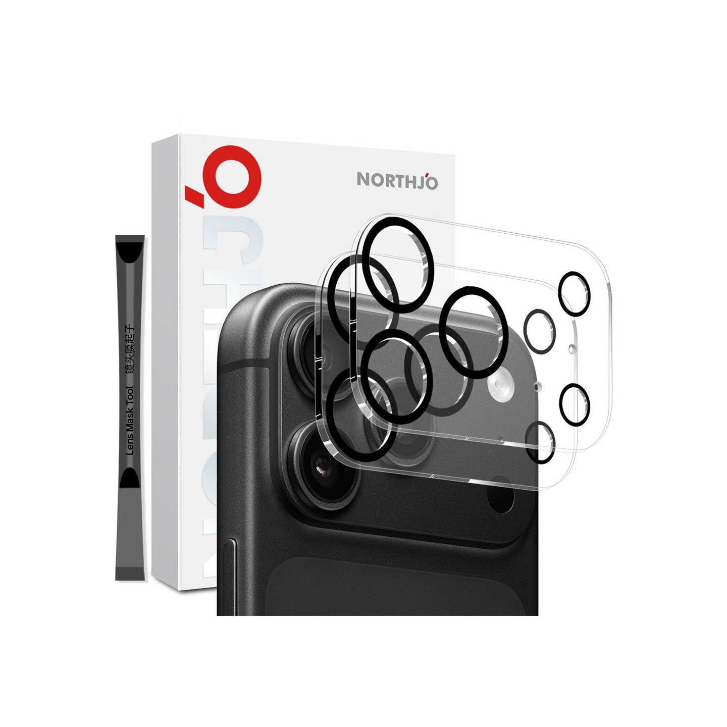 NORTHJO 2Pcs Camera Lens Protector for iPhone 18 Pro