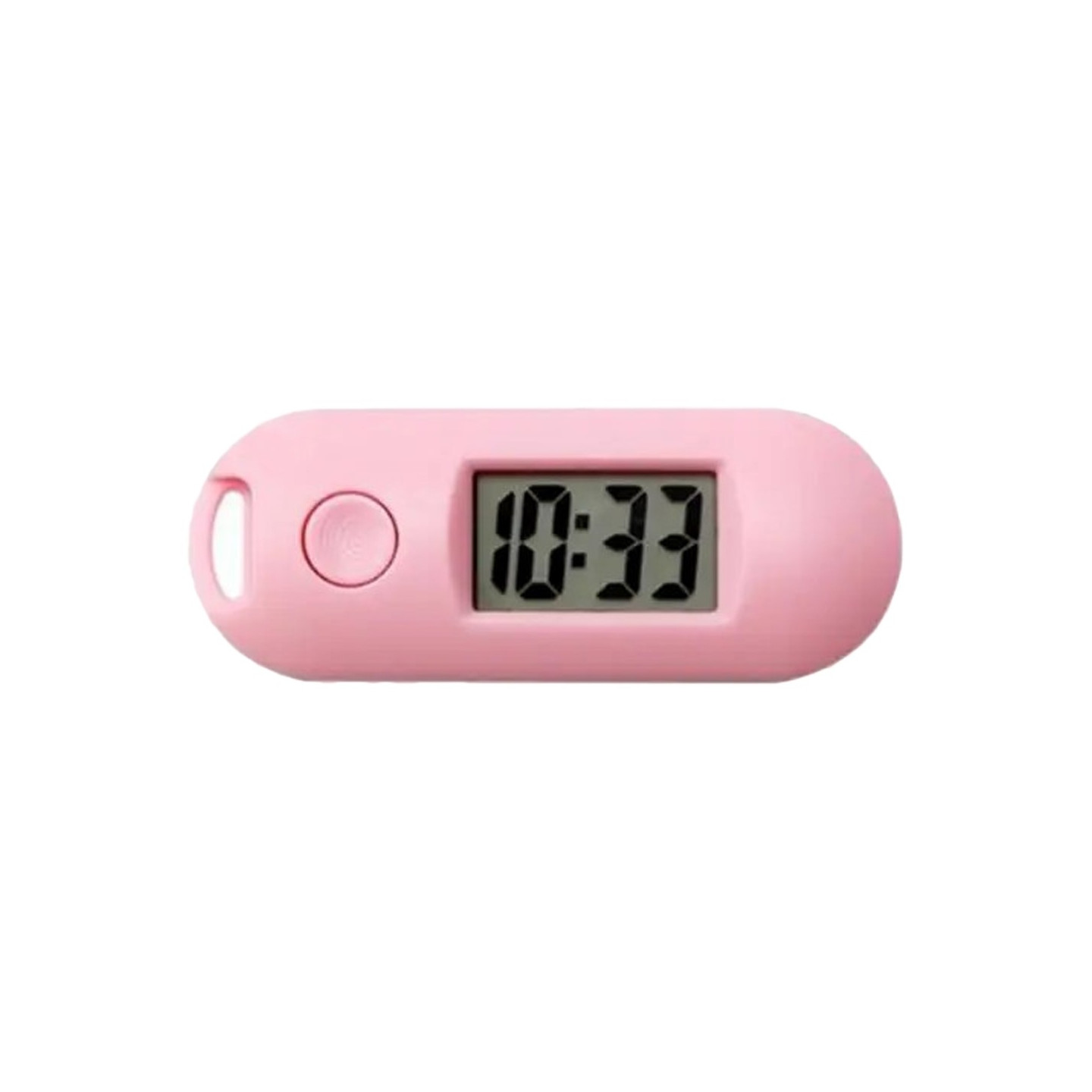 Studentlysende nøkkelring hengende klokke digital elektronisk - Rosa