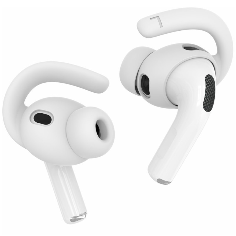 Sklisikre ørepropper i silikon til AirPods Pro 3 – Gjennomsiktig