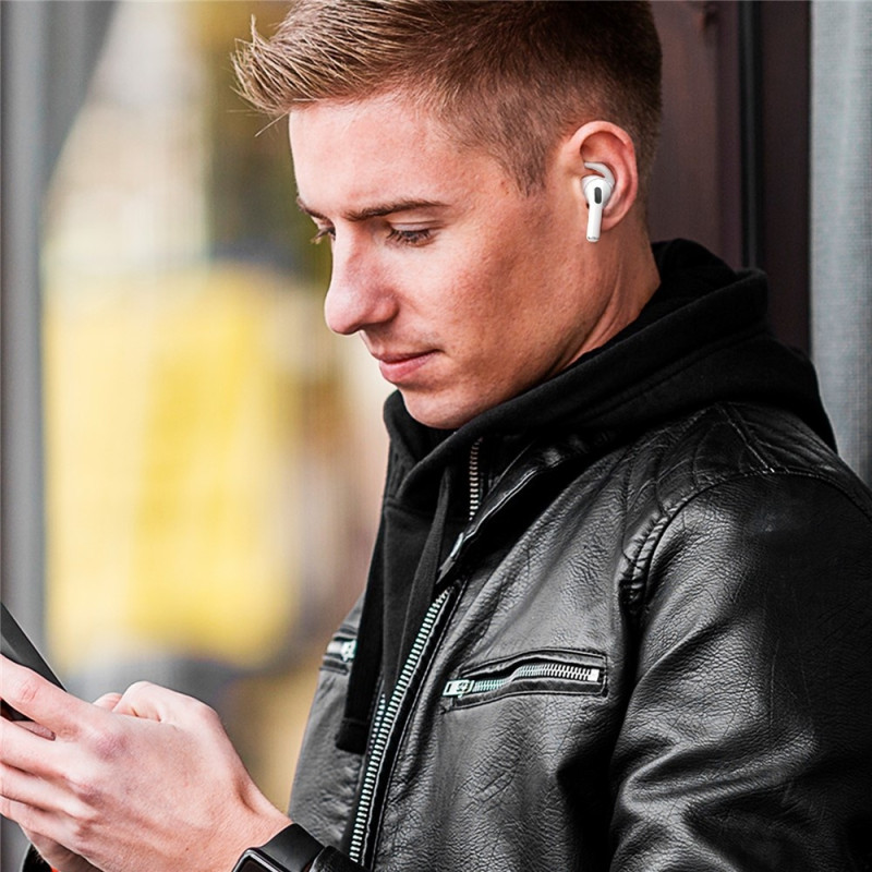 Skridsikre ørepropper i silikone til AirPods Pro 3 – Hvide