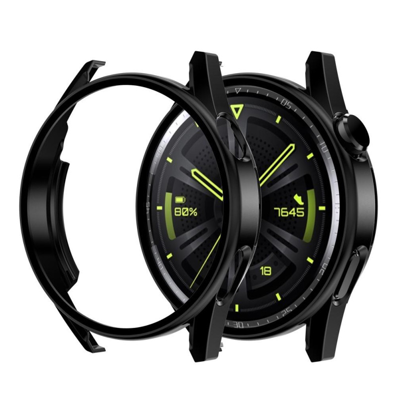 Huawei Watch GT 3 42mm svart ramme med herdet glass