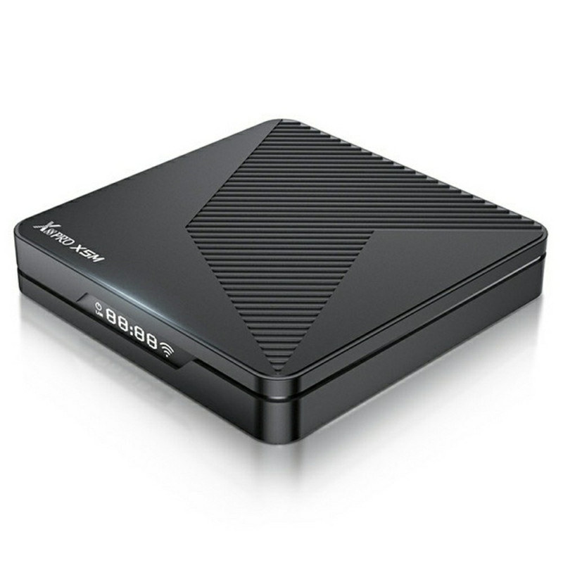 TV Box 4GB/32GB Android 14 4K HDR10+ WiFi 6 Bluetooth 5.0 Voice-controlled remote
