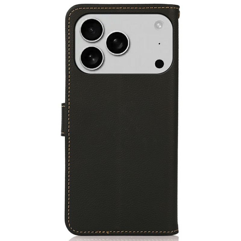 KHAZNEH Leather Phone Wallet Case for iPhone 18 Pro / 17 Pro