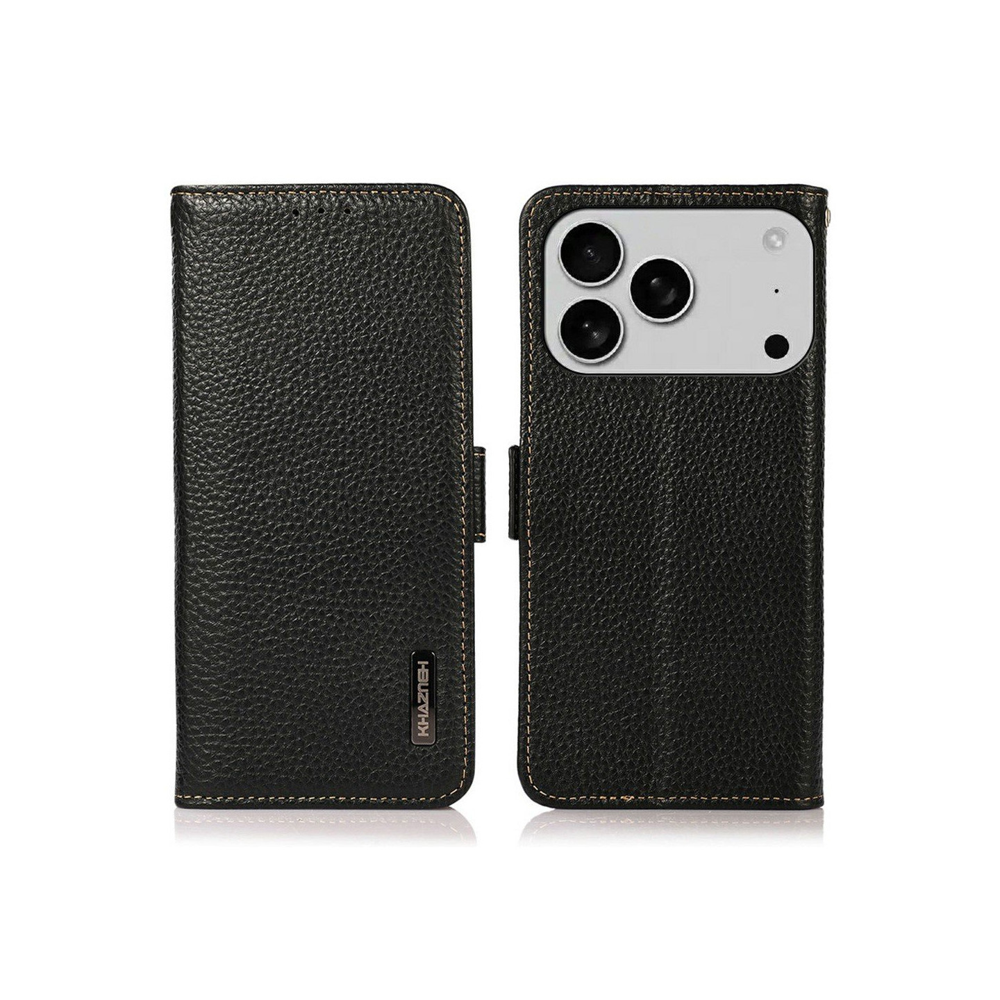 KHAZNEH Telefonpungcover i læder til iPhone 18 Pro / 17 Pro