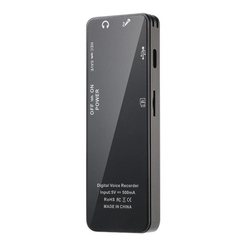 Dictaphone, digital voice recorder without built-in memory, noise reduction, MP3 player