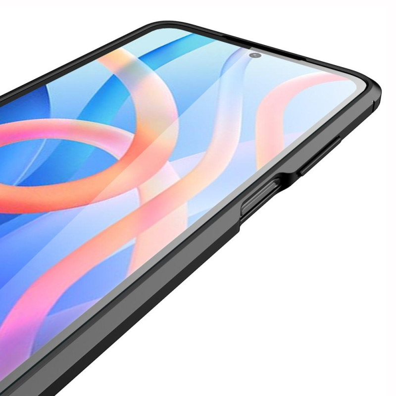 Xiaomi Redmi Note 11/Note 11S TPU Cover Litchi Tekstur - Sort