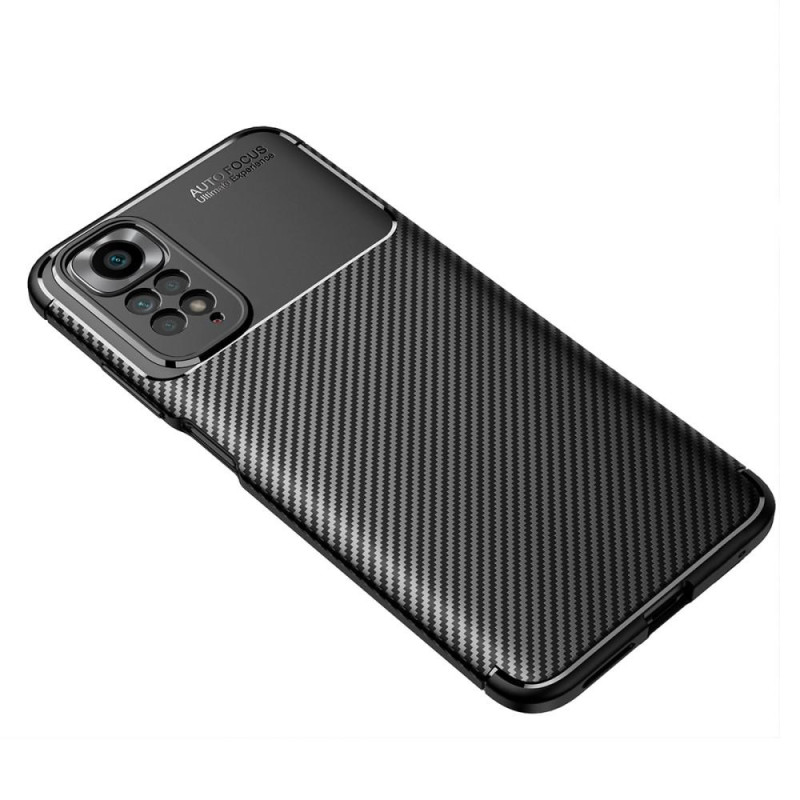 Carbon Fiber Texture TPU Kansi - Xiaomi Punainenmi Note 11