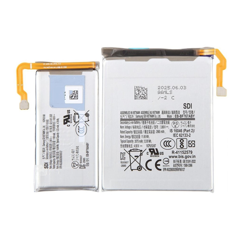 Akku Samsung Galaxy Z Flip7 5G 3.90V 4174mAh EB-BF766ABY + EB-BF767ABY