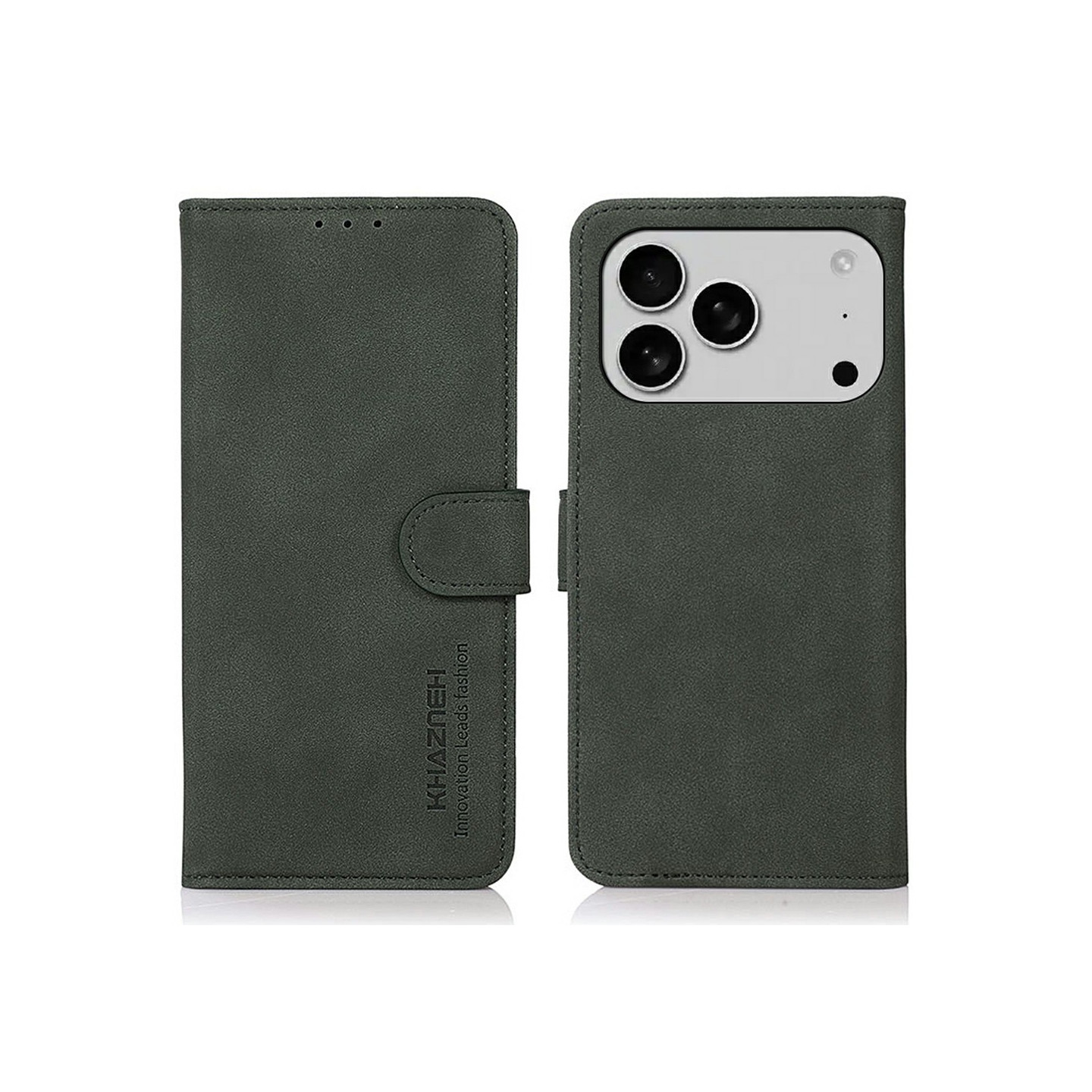 KHAZNEH Puhelimen lompakkokotelo jalustalla iPhone 18 Pro Max / 17 Pro Max puhelimille